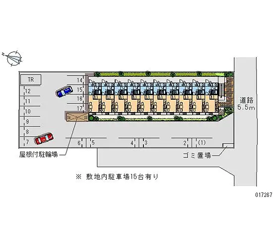 ★手数料０円★伊豆の国市四日町　月極駐車場（LP）